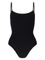 [Hunza G] Pamela crinkle swimsuit One Size Black