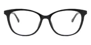 Cat Eye Clip-On Plastic Women’s Glasses Online Black Size 53 - Lenses Included - Private Health Rebate - Blue Light Block - SmartBuy Collection