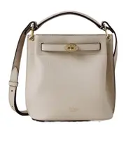 Mulberry Islington Turn Lock Bucket Bag One size chalk