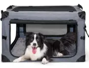 NEZUC Collapsible Crates Large Dogs Portable Soft Sided Travel Dog MSRP 69.99