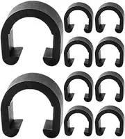 Shifter Cable Clips - 10X Cycling Wire C Clips C-typed | Ultra-Light Mountain Cycling Wire Buckle Derailleur Shifter Cable Clamps