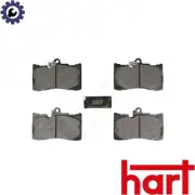 BRAKE PAD SET DISC BRAKE 261 738 FOR LEXUS GSRCISIII 2GR-FSE/FXE 3.5L 6cyl GS