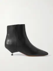[Isabel Marant] Isabel Marant - Eana Leather Ankle Boots - Black - FR39 FR39 Black