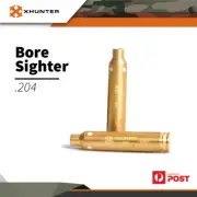 Xhunter Laser Bore Sighter .204 Cal Rifle Shooting Cartridge Red Dot Boresighter