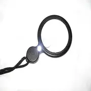 Magnifying Glasses, with Led Lights Chest-Mounted 4Times 10Times 2 Lens Magnifying Glass Field Examination Jewelry Identification Elderly Reading Magnifier FANDIAO