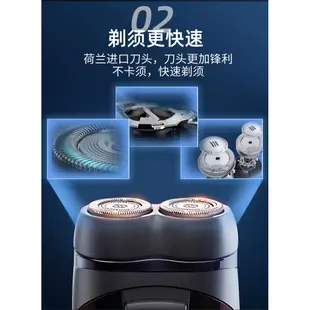 PHILIPS 飛利浦 電鬍刀 PQ206 電動 剃鬚刀 男士 雙刀頭 刮鬍刀 干電池式 鬍鬚刀