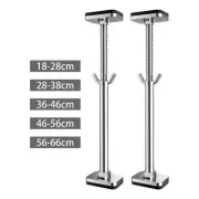 2x Undermount Sink Bracket Sink Support Rods for Kitchen Double Sink