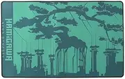 TCG MTG Card Playmat | 24x14 inches | for Magic The Gathering Card Game Playing | Commander Board Game | Desk Mat Duel Mat | Azure Miracle |