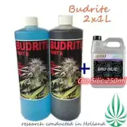 Budrite A&B or GRO Silic Hydroponics Nutrient Growing Flowering Nutrients