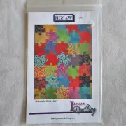 Lehmann Quilting Pattern #201 Jigsaw Designed by Alyssa Clancy 55.5 x 64.75 inch