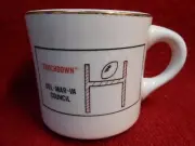 "TOUCHDOWN" DEL-MAR-VA COUNCIL CERAMIC MUG BOYS SCOUTS OF AMERICA MINT SM24