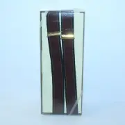 NEW Trafalgar MAROON BLACK STRIPED Button Suspenders S870 NEW IN BOX