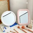 Creative Cartoon Makeup Mirror Square Folding Princess Mirror Bedroom