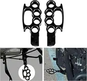 HDBUBALUS Flying Footpegs Control Foot Pegs Footrests Custom Pedal For Harley Sportster XL Dyna Softail Fat Boy