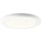 Kichler 44246LED30 Zeo 10"W Edge Lit LED Flush Mount Drum Ceiling - White
