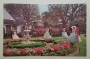Lovely girls in Ante-Bellum Costumes - Mobile, Alabama Postcard