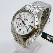 SEIKO SBSC009 5 SPORTS Field Sports GMT Automatic Watch White 39mm 20.5cm Japan