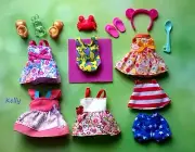 Kelly Chelsea doll clothes fashion, accessories plus shoes#C