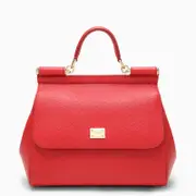 [Dolce & Gabbana] Large red Sicily Hand Bag One size Multicolor