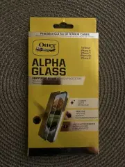 1 otter box alpha glass screen protector for iphone 6,6S,7 and 8