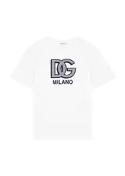 Dolce & Gabbana Kids Logo Cotton T-shirt (8-13 Years) - White - 12Y+ (13 Years) 12Y+ (13 years)