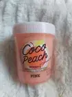 Victoria's Secret Pink COCO PEACH Body Scrub Exfoliating Glow Boosting 10 Oz