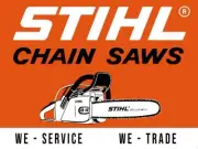 Stihl Chain Saws - We Service, We Trade NEW Sign 18x24" USA STEEL