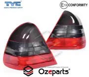 Pair LH+RH Tail Light Lamp (Tinted) For Mercedes Benz C Class W202 Sedan 97~00