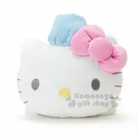 在飛比找樂天市場購物網優惠-小禮堂 Hello Kitty 造型靠墊抱枕《粉白.藍帽子.