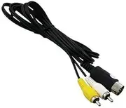OSTENT AV RCA Audio Video TV Adapter Cable Compatible for Sega Genesis 1 Mega Drive Master System