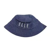 Elle Women's/Ladie's Denim Glitter Cotton Bucket Hat/Sun Cap Headpiece Denim