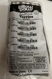Pillow Paws Terries Bariatric Slipper Socks 2XL - 1 pair 1098-001