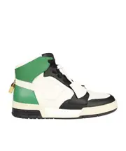 panelled high-top sneakers 41 White