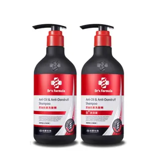 台塑生醫Dr's Formula三代控油抗屑洗髮精580g(經典/激涼)任選2瓶