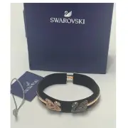 Swarovski Facet Swan Bangle Bracelet Multi Color, Size M