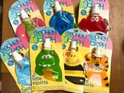 STEPHEN JOSEPH LITTLE SQUIRTS REUSABLE WATER BOTTLE: Reusable For Kids Or Dogs