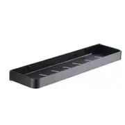 Bathroom Kitchen Wall Shelf Rectangle Storage Rack Aluminium 50cm