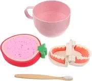 BCOATH Kit for Boys and Girls Early Learning Brushing Toys Set Toothbrush Care Tools