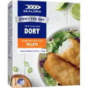 Sealord Dory Fillets Tempura Batter 4 pack