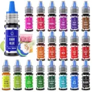 20 Colors Bath Bomb Soap Dye - Liquid Based Soap Colorant, Food Grade Colorin...