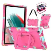 Case for Samsung Galaxy Tab A8 10.5 inch 2022, Galaxy Tab Camouflage Rose Red
