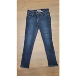 二手 LEVIS 711 SKINNY 女款中腰緊身窄管牛仔褲 27腰