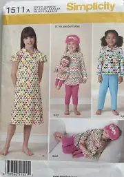 Sewing Pattern For Young Ladies And Their Dolls