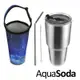 AquaSoda 304不鏽鋼雙層保溫保冰杯 (提袋組)