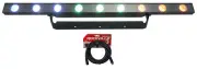 Chauvet DJ COLORband H9 ILS LED Wash/Strip Light+Chase Effect/Blinder+DMX Cable