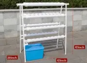Hydroponic Site Grow Kit 72 Ladder-type Deep Water Culture Garden System Tool