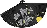 Yardenfun Hand Fan Bamboo Traditional Chinese Folding Hand Held Portable Dance Party Prop