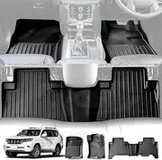 X-CAR 3D All-Weather Floor Mats for Toyota Prado 150 2009-2024 Carpet Liners TPE Rubber Mat