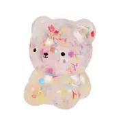 Hand Squeeze TPR Toy Halloween Sequins Bear Toy Child Goodie Bag Fillers