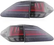 TDTAPN Compatible for Lexus RX350 RX330 RX270 RX450 2009-2015 Tail Lights Led Fog Lights DRL Car Tail Lamp(Clear shell)